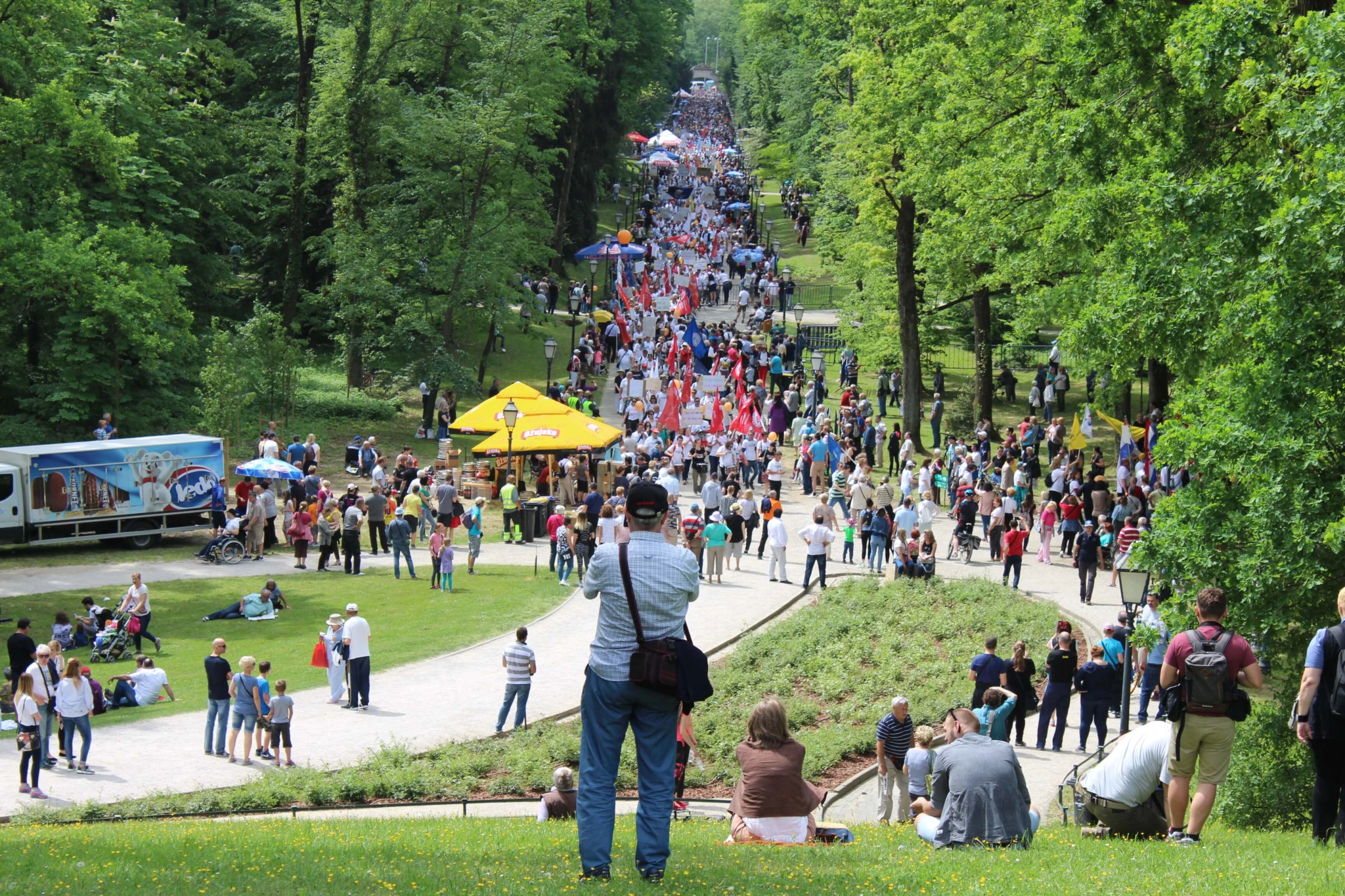Tradicionalna proslava 1. svibnja u zagrebačkom parku Maksimir
